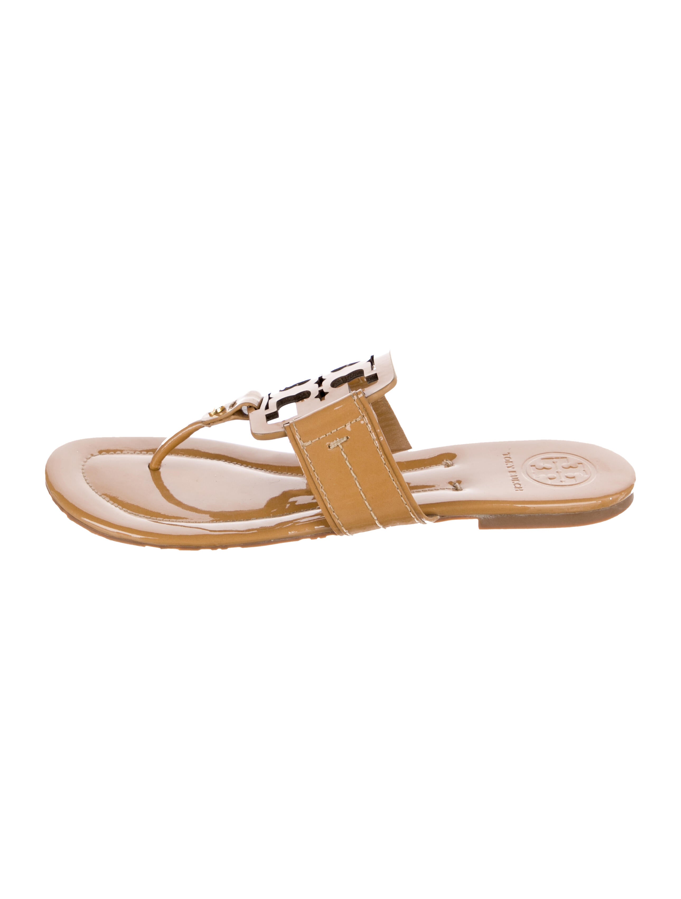 Tory Burch Patent Leather Slides