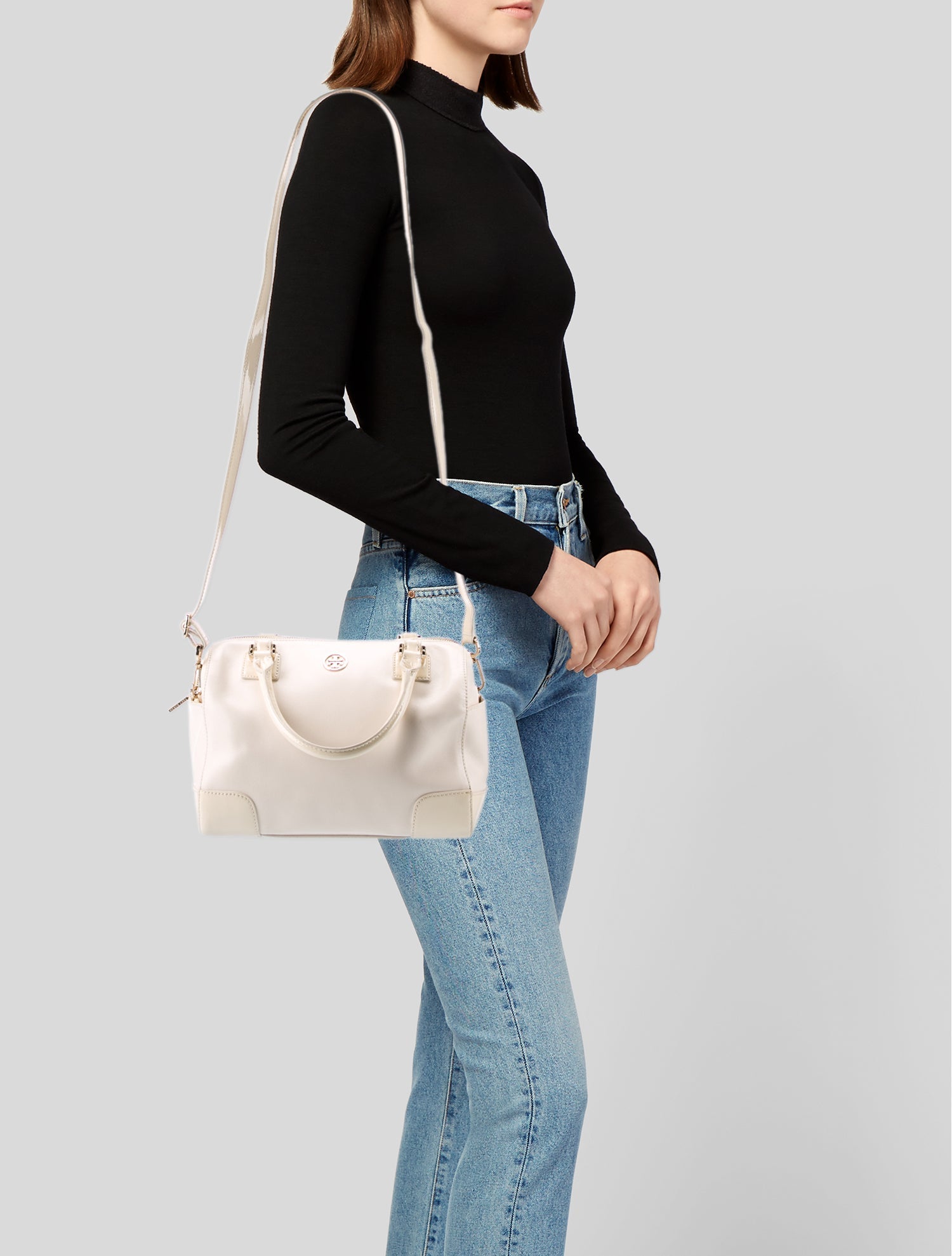 Tory Burch Leather Top Handle Bag