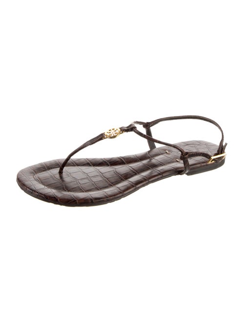 Tory Burch Leather T-Strap Sandals