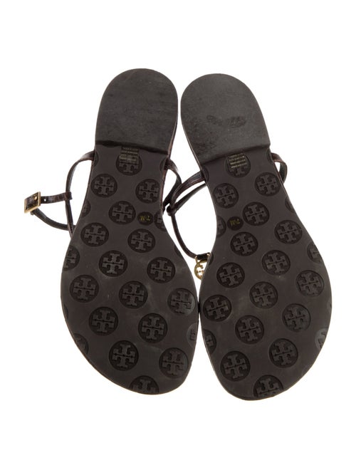 Tory Burch Leather T-Strap Sandals