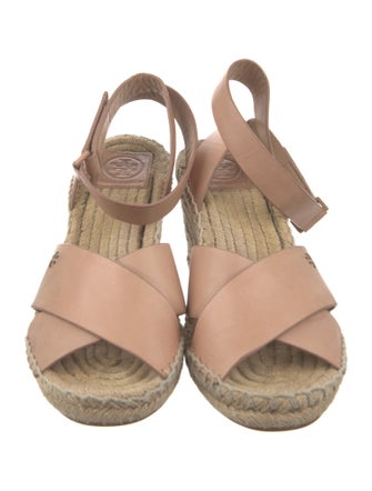 Tory Burch Leather Espadrilles