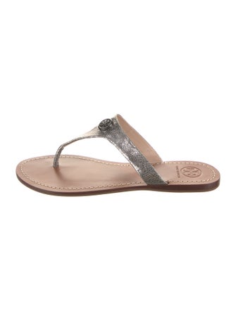 Tory Burch Leather Flip Flops