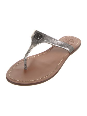 Tory Burch Leather Flip Flops