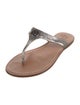 Tory Burch Leather Flip Flops
