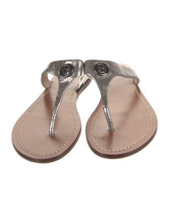 Tory Burch Leather Flip Flops
