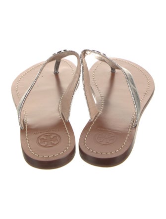 Tory Burch Leather Flip Flops