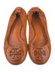 Tory Burch Signature Logo Patent Leather Ballet Flats