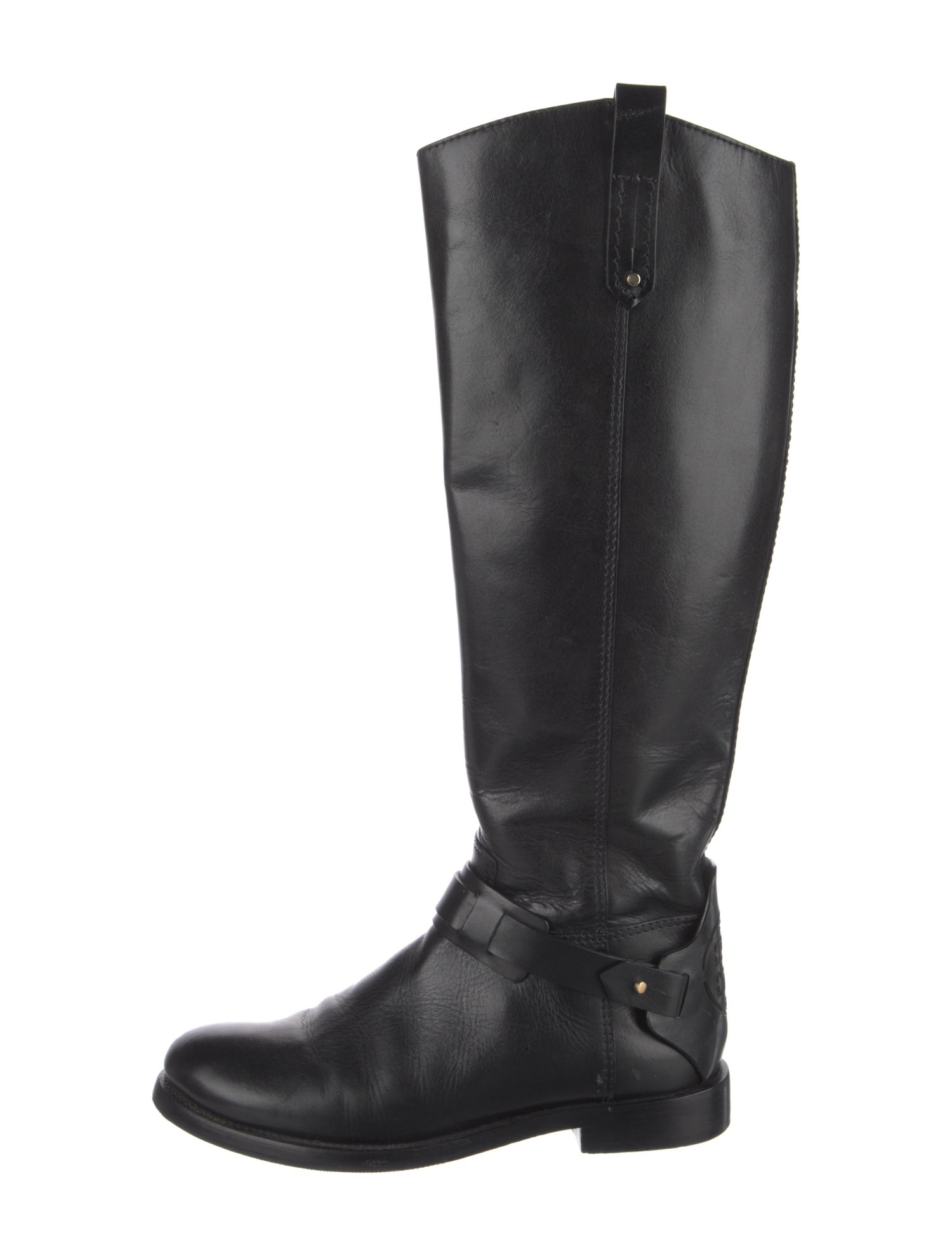 Tory Burch Leather Riding Boots