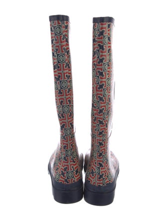 Tory Burch Rubber Printed Rain Boots