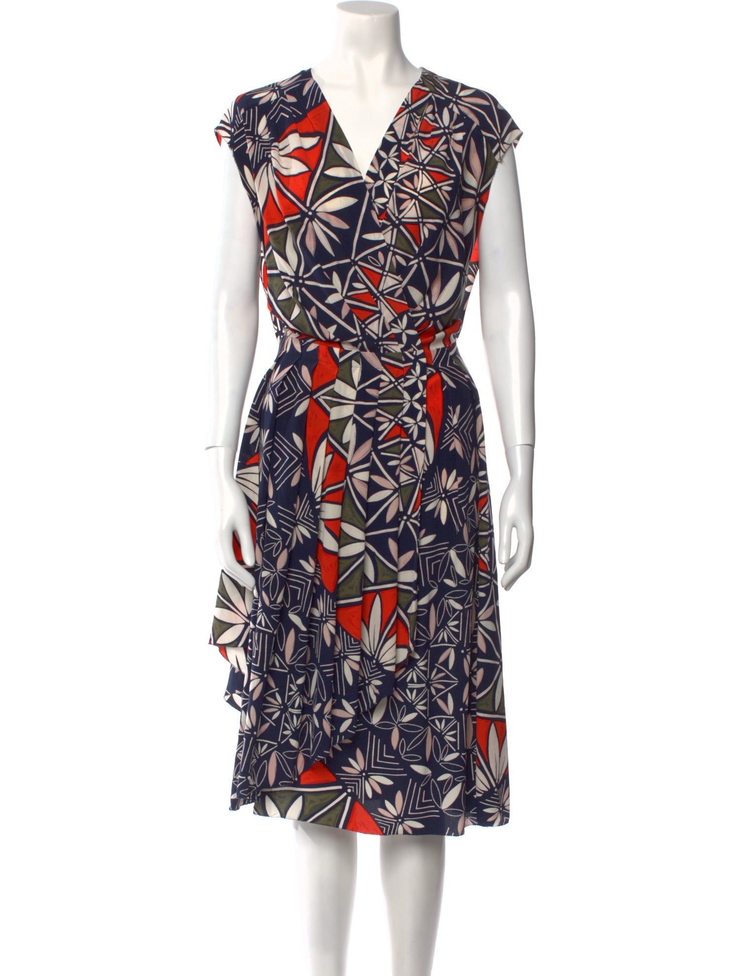 Tory Burch Silk Midi Length Dress