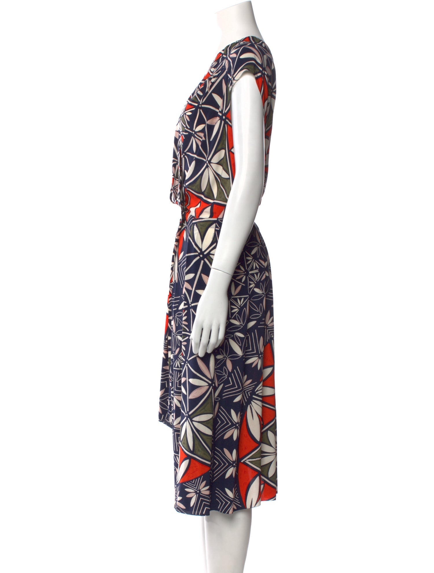 Tory Burch Silk Midi Length Dress