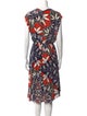 Tory Burch Silk Midi Length Dress