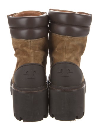 Tory Burch Suede Combat Boots