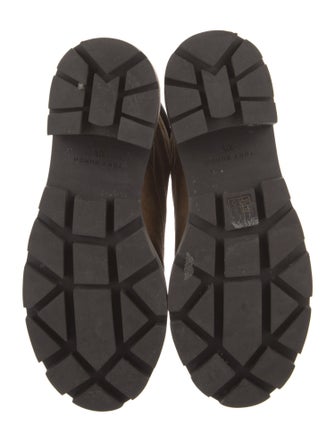 Tory Burch Suede Combat Boots