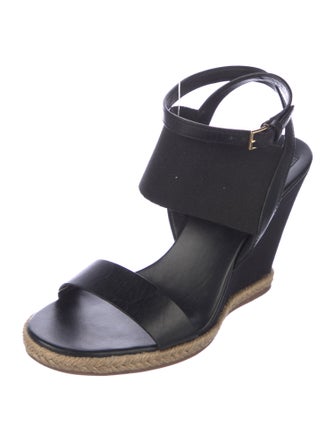 Tory Burch Leather Espadrilles