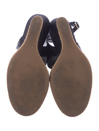 Tory Burch Leather Espadrilles