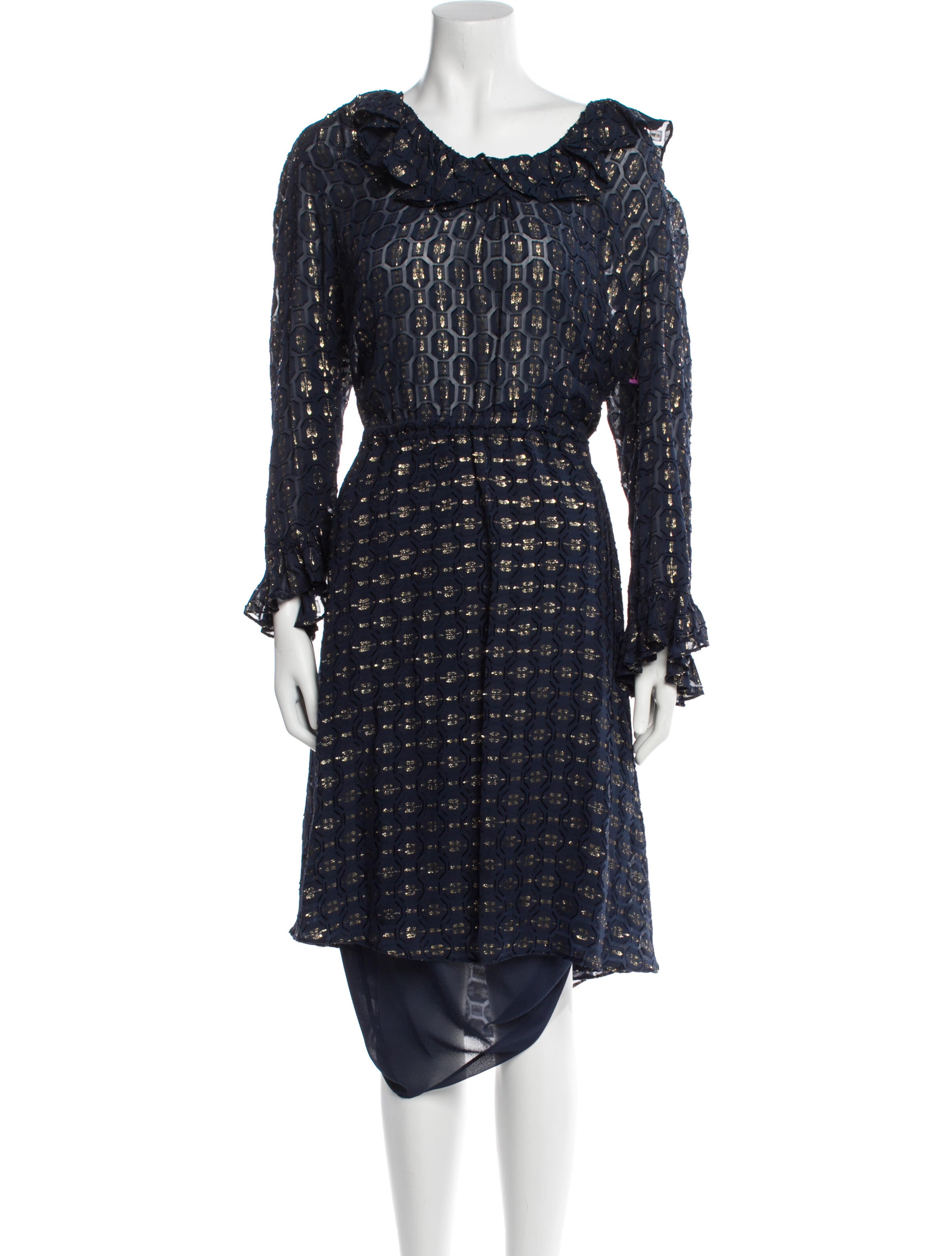 Tory Burch Printed Midi Length Dress