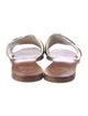 Tory Burch Leather Printed Slides