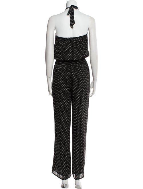 Tory Burch Silk Polka Dot Print Jumpsuit