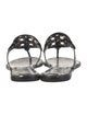 Tory Burch Leather Printed T-Strap Sandals
