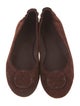 Tory Burch Suede Ballet Flats