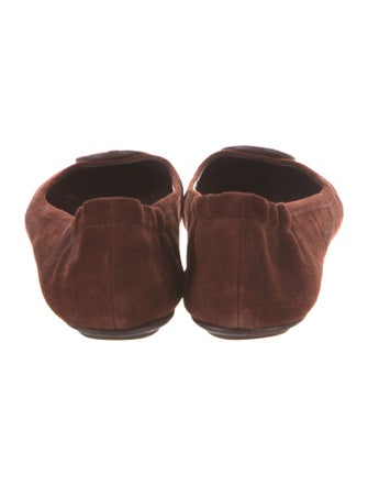 Tory Burch Suede Ballet Flats