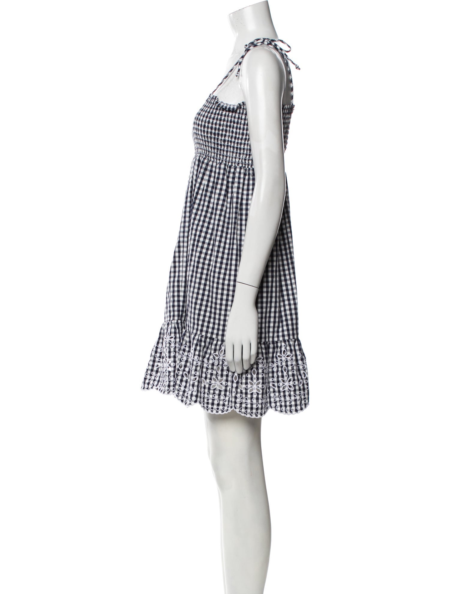 Tory Burch Plaid Print Mini Dress