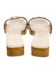 Tory Burch Leather Printed Slides
