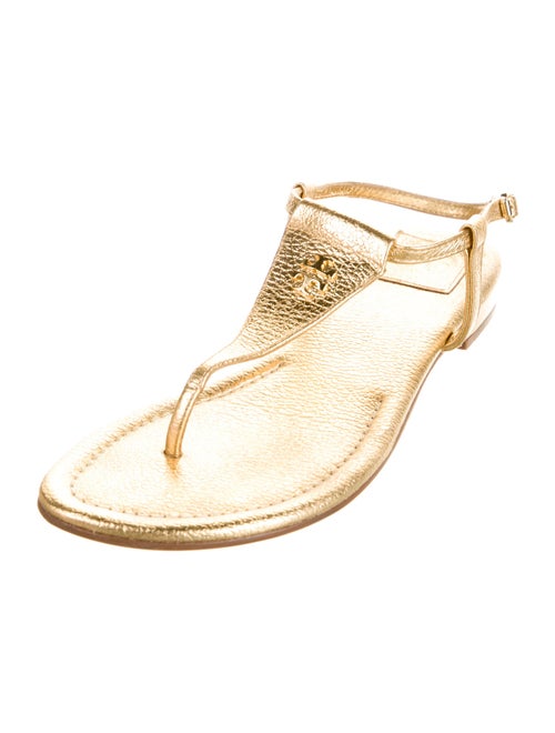 Tory Burch Leather T-Strap Sandals