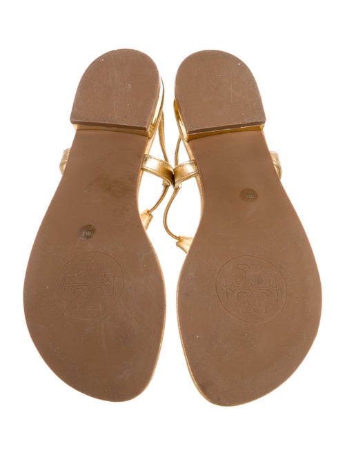 Tory Burch Leather T-Strap Sandals