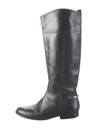Tory Burch Leather Riding Boots