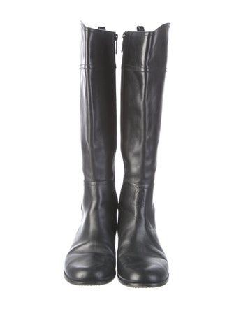 Tory Burch Leather Riding Boots