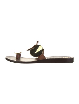 Tory Burch Leather Slides