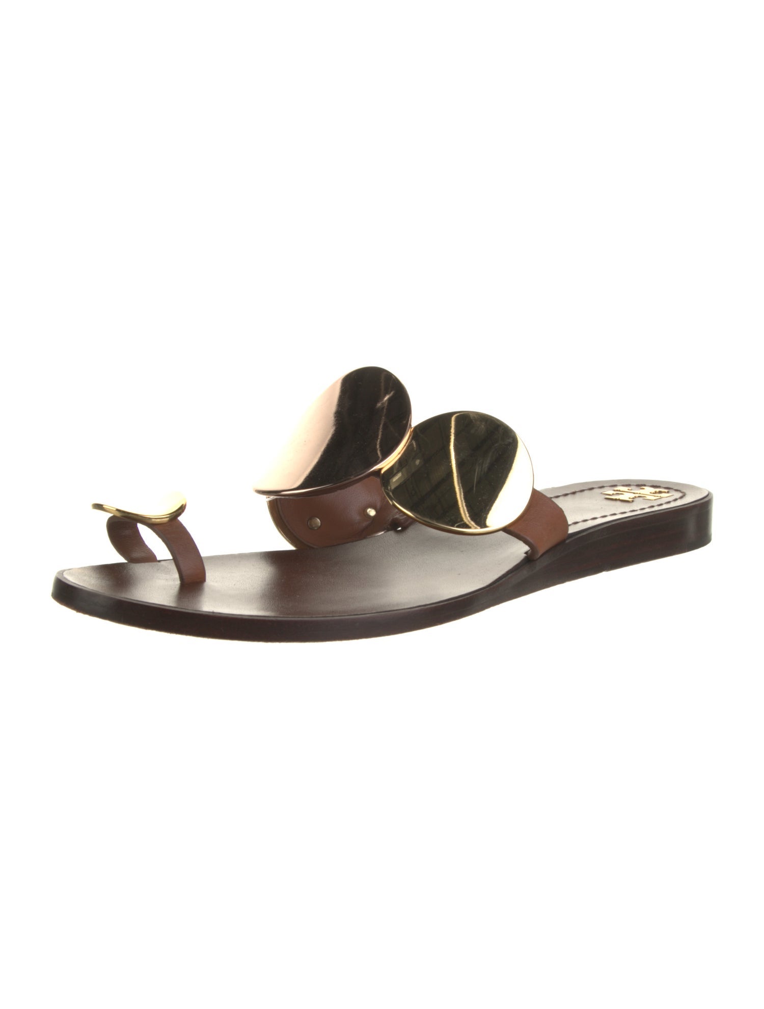 Tory Burch Leather Slides