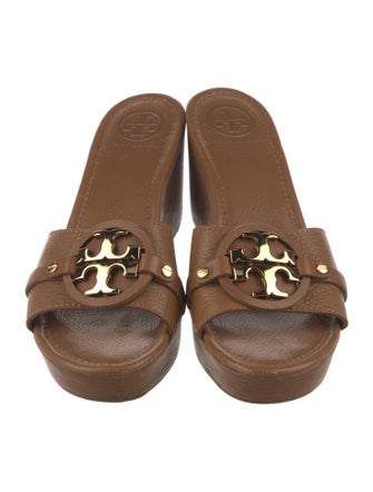 Tory Burch Leather Slides