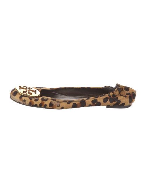 Tory Burch Ponyhair Animal Print Ballet Flats