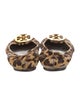 Tory Burch Ponyhair Animal Print Ballet Flats