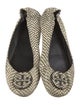 Tory Burch Embossed Leather Printed Flats
