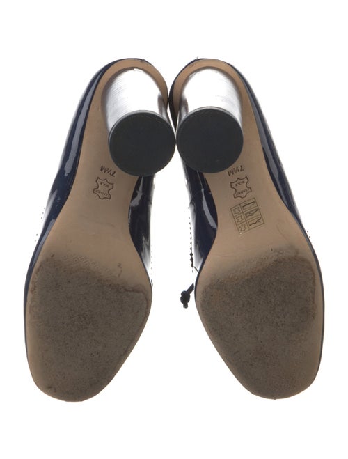 Tory Burch Patent Leather Studded Accents Pumps