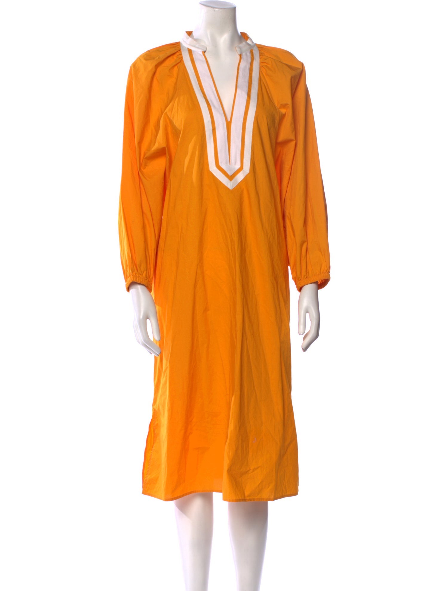 Tory Burch V-Neck Midi Length Dress