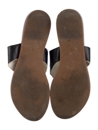 Tory Burch Leather Slides