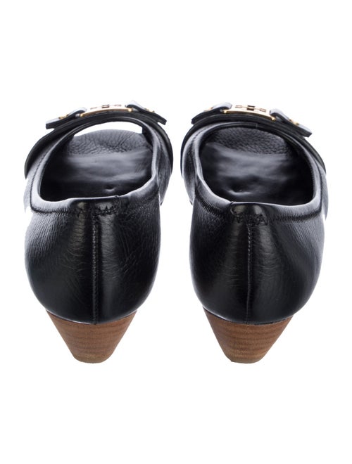 Tory Burch Signature Logo Leather Pumps