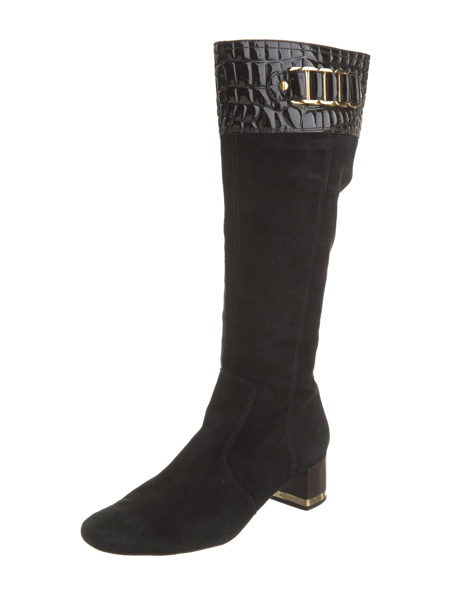 Tory Burch Suede Riding Boots
