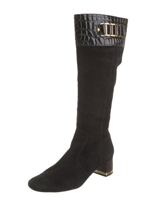 Tory Burch Suede Riding Boots