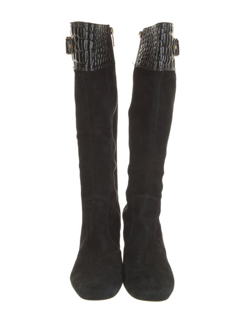 Tory Burch Suede Riding Boots