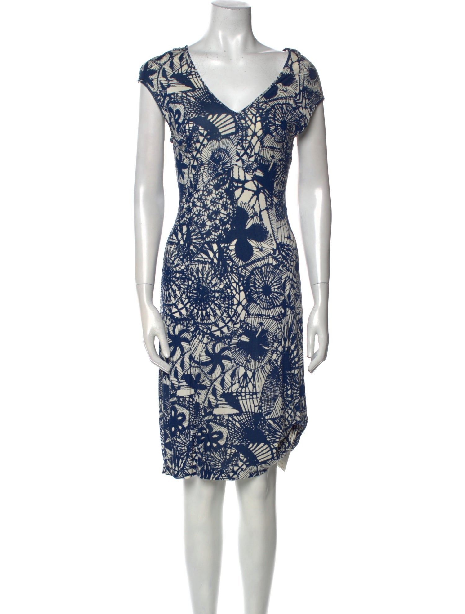Tory Burch Printed Knee-Length Dress