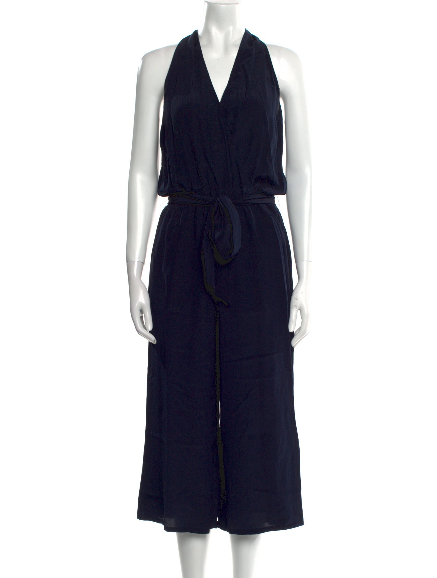 Tory Burch Silk V-Neck Jumpsuit