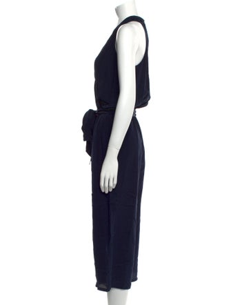 Tory Burch Silk V-Neck Jumpsuit