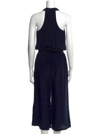 Tory Burch Silk V-Neck Jumpsuit
