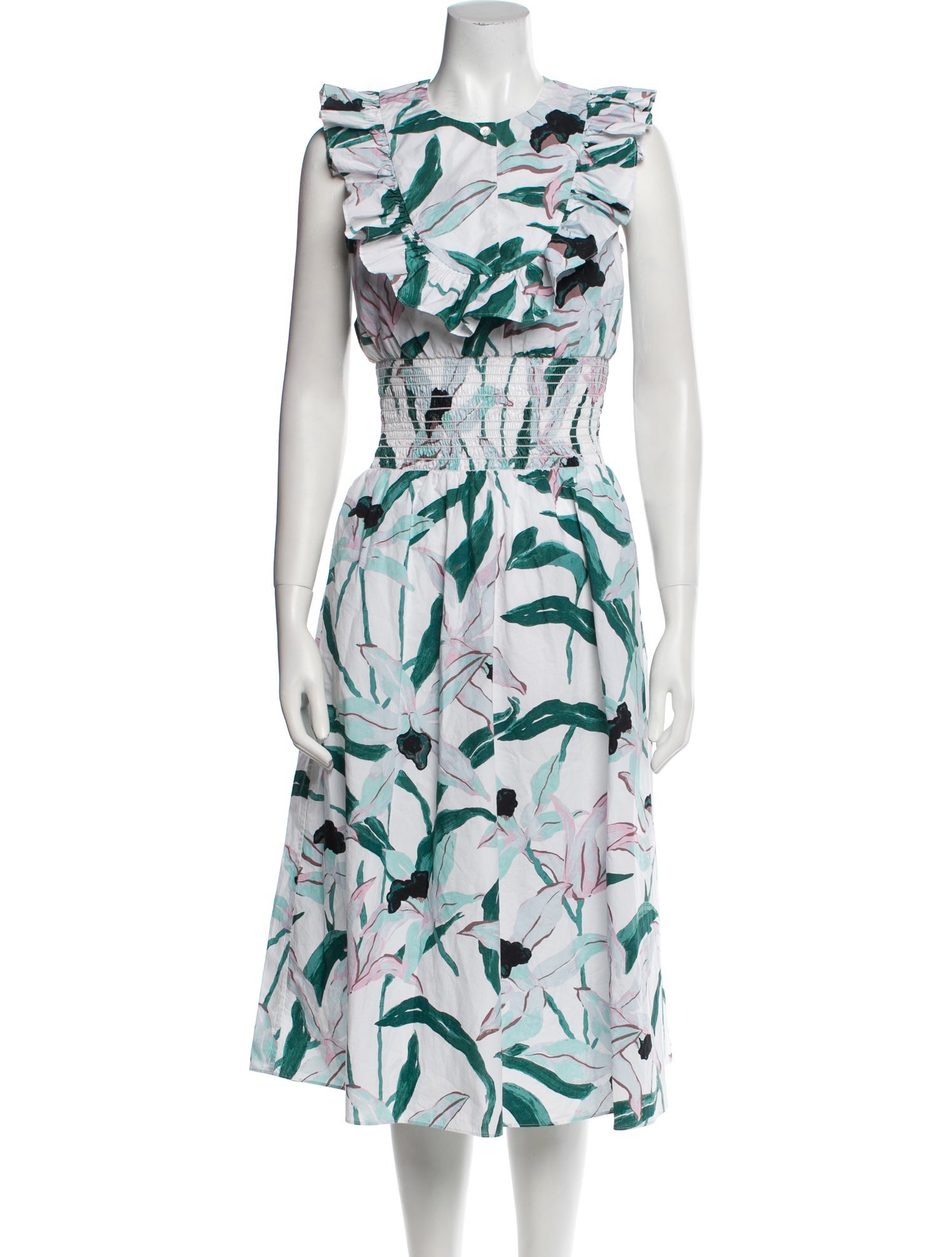 Tory Burch Printed Midi Length Dress